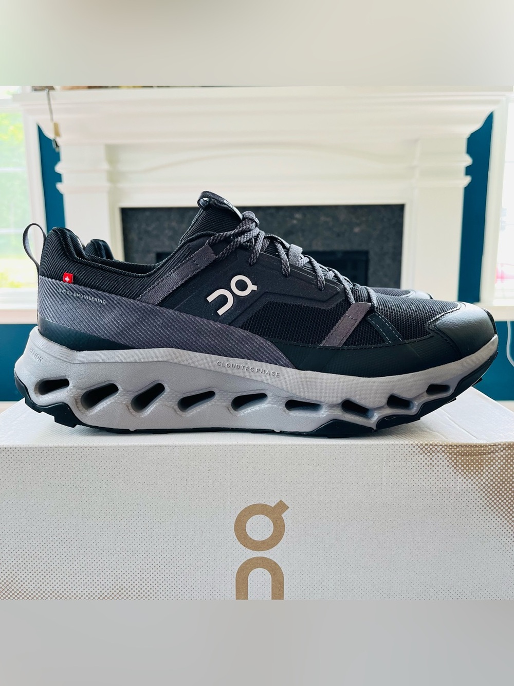 Sz 11.5 On Running Cloudhorizon Men's Hiking Shoes Black/Alloy 3ME10030702